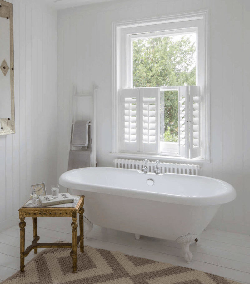 Bathroom blinds - Plantation Shutters add an undeniable charm and style to your home, especially in wet areas