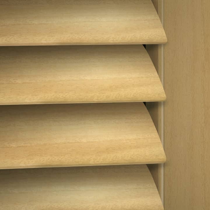 Close-up image of Natural shutters by Norman.